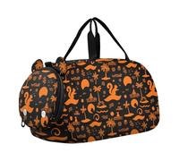 Beach Squirrel Orange Boy's Gym Duffel Bag with Shoes Compartment Lightweight Overnight Weekender Carry On Travel Bag for Travel, Sports, Duffel, Weekender bolsos deportivos para mujer