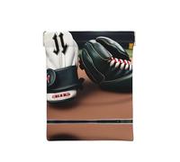 Beach Starfish Print Leather Coin Purse, Small Change Pouch Wallet,Squeeze Coin Purse Pouch For Men Women, Baseball And Gloves, One Size, Fashion