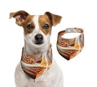 Beach Starfish Shells Dog Bandanas,Summer Bandanas for Dogs Washable Adjustable Dog Triangle Scarf Bibs Cute Pet Bibs for Medium Large Dogs Puppy and Cats Small