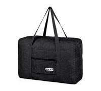 BEACH STONE Easyjet Underseat Bag 45x36x20 - Easy Fit Cabin Luggage to Jet2 Airline Bag - Carry on Hand Luggage Duffel Bag 20L (Black)