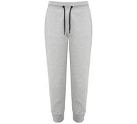 Beach Stone® Kids Fleece Jogging Bottoms Boys Girls Sports PE Joggers Children Unisex Fleece Trousers Classic Bottom Sweatpants Cuff Joggers Age 1-14 Years Grey