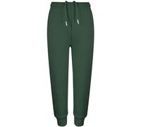 Beach Stone® Kids Fleece Jogging Bottoms Boys Girls Sports PE Joggers Children Unisex Fleece Trousers Classic Bottom Sweatpants Cuff Joggers Age 1-14 Years Bottle Green