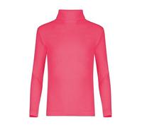 Beach Stone® Kids Unisex Girls Boys Rib Polo Neck Top Kids Unisex Long Sleeve Polo Neck Ribbed Jumper Top Children Turtle Roll Neck Rib Tops for Winter UK Size 5 to 13 Years Fuchsia