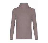 Beach Stone® Kids Unisex Girls Boys Rib Polo Neck Top Kids Unisex Long Sleeve Polo Neck Ribbed Jumper Top Children Turtle Roll Neck Rib Tops for Winter UK Size 5 to 13 Years Mocha