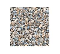 Beach Stones Pattern Printed Square Jigsaw Puzzle 16x16 CM, Puzzle Challenging Game for Adults Gifts, Family Fun Decorative Wall Decor