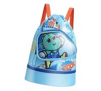 Beach Storage Sack - Ventilated Mesh Pocketing, 15 Litre Capacity Nautical Holdall, Lightweight Oxford Cloth Construction, Adjustable Shoulder Strap Carrier | Aquatic Rucksack for Youth & Teens