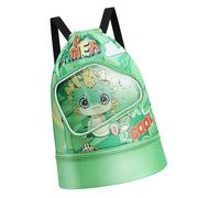 Beach Storage Sack - Ventilated Mesh Pocketing, 15 Litre Capacity Nautical Holdall, Lightweight Oxford Cloth Construction, Adjustable Shoulder Strap Carrier | Aquatic Rucksack for Youth & Teens