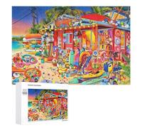 beach store jigsaw puzzles puzzles for adults kids 1000 pcs summer gear impossible challenge toy home decoration for educational games gifts.