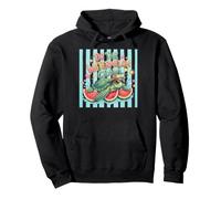 Beach Summer Fruit Vacation Turtle Do The Watermelon Crawl Pullover Hoodie