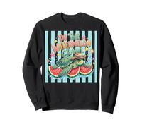 Beach Summer Fruit Vacation Turtle Do The Watermelon Crawl Sweatshirt
