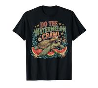 Beach Summer Fruit Vacation Turtle Do The Watermelon Crawl T-Shirt
