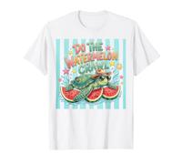 Beach Summer Fruit Vacation Turtle Do The Watermelon Crawl T-Shirt