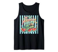 Beach Summer Fruit Vacation Turtle Do The Watermelon Crawl Tank Top