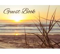 Beach Sunset Ocean Theme Guest Book for Vacation Home, Short Terms Rentals, Airbnb, Vrbo, Bed & Breakfast, Guest House, Cottage