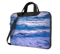 Beach Sunset Ocean Waves Print Functional Laptop Bags Cute And Lightweight Computer Bag For Various Laptop