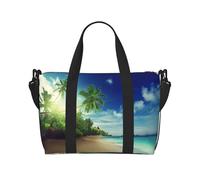 Beach Sunset Tranquil Print Italy Flag Print Versatile Handbag for Travel,Hand-Held Crossbody Travel Bag for Your Every Need