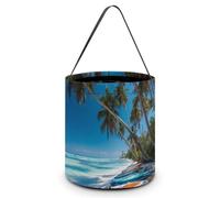 Beach Surfing Board Novelty Easter Basket Bucket Bag for Easter Egg Hunts Party Favor Decor