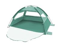 Beach Tent 2-3 Persons Pop Up Automatic Quickly Open Camping Tour Portable Sun protection with Extended Mat(Green)