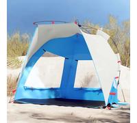 Beach Tent 2-Person Azure Blue, Waterproof 190T Polyester with PU Coating, Quick Release System for Camping, Outdoor Shade, 200x128x146cm