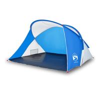 (Grey) vidaXL Beach Tent 2-Person Lightweight Tent Camping Tent Pop-up Waterproof