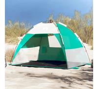 Beach Tent 2-Person Sea Green Waterproof Quick Release 216x152x148cm Outdoor Fun