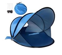 Beach Tent - Instant Assembly Large Capacity 130 x 130 x 100 cm | Lightweight Beach Hut for 2 to 3 People Garden Lawn Park Backyard Hiking and Fishing