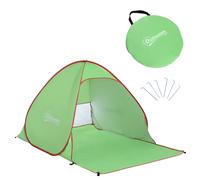 Beach Tent Pop-Up Instant 210T Polyester Green 200x150x119cm Sun Shelter 2-3 pax