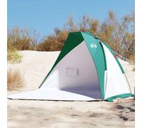 vidaXL Beach Tent Lightweight Sun Shelter Shade Tent Sea Green 185T Polyester