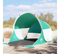 vidaXL Beach Tent Sea Green Pop-up Waterproof