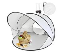 Beach Tent, Solar Shelter - 130 x 130 x 100 cm Instant Assembly, Foldable, Camping Hut, for 2 to 3 People, Adventure, Garden, Lawn, Park, Backyard, Hiking