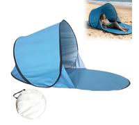 Beach Tent,Super Easy Pop-Up, Large Space,UV Protection Pop Up Beach Tent,Premium Quality, Lightweight & Portable, Versatile Outdoor Shade,Compact Folded Size,Portable & Easy Set Up Outdoor (Blue)