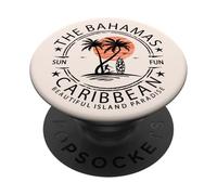 Beach The Bahamas Nassau Vacation Caribbean Tropical Summer PopSockets Adhesive PopGrip