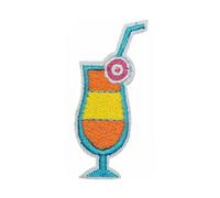 Beach Theme Embroidered Iron On Patches Embroidery Applique Patches Iron On Clothing Repair for Clothes Jackets Jean Jackets