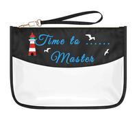 Beach Themed Gift Clear Makeup Bag Nautical Lighthouse Gifts Cruise Travel Gift Cosmetic Bag Cruise Party Gift Inspirational Gift for Her Birthday Graduation Gift Zipper Travel Toiletry Pouch