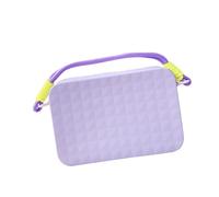 Beach Tote Bag Organizer Silicone Cell Phone Holder Accessories Purple | Soft Silicone Insert Wallet Charm for Beach Bag Accessories, Attachment Summer Pool Travel Outdoor Vacation Seaside