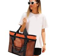Beach Tote | Beach Bags Waterproof Sandproof,Lightweight Waterproof Sandproof Summer Handbags for Gym Vacation Camping Outdoor Swim