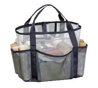 Beach Tote Pool Bag | Mesh Travel Tote Family with Multiple Pockets - Beach Vacation Organizer Outdoor Storage Bag for Towels Sunscreen Slippers Swimsuits Sunglasses Hats Scarves Toys