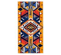 Beach Towel 90 x 180 cm, Large Microfibre Beach Towels for Adults, Sand Free Quick Dry Lightweight Travel Towel with Bag, Compact and Thin Gym Towels for Swimming Pool Yoga Travel Camping, (Boho) C-12