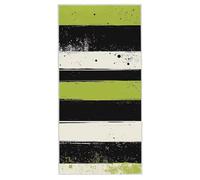 Beach Towel 90 x 180 cm, Large Microfibre Beach Towels for Adults, Sand Free Quick Dry Lightweight Travel Towel with Bag, Compact and Thin Gym Towels for Swimming Pool Travel Camping (Stripe) M-12