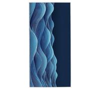 Beach Towel 90 x 180 cm, Large Microfibre Beach Towels for Adults, Sand Free Quick Dry Lightweight Travel Towel with Bag, Compact and Thin Gym Towels for Swimming Pool Yoga Travel Camping, (Blue) V-90