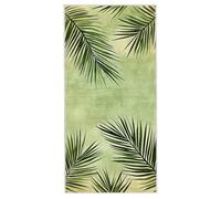 Beach Towel 90 x 180 cm, Large Microfibre Beach Towels for Adults, Sand Free Quick Dry Lightweight Travel Towel with Bag, Compact and Thin Gym Towels for Swimming Pool Travel Camping (Matcha) Z-06
