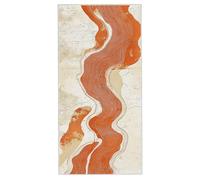 Beach Towel 90 x 180 cm, Large Microfibre Beach Towels for Adults, Sand Free Quick Dry Lightweight Travel Towel with Bag, Compact and Thin Gym Towels for Swimming Pool Travel Camping (Marble) M-60