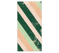 Beach Towel 90 x 180 cm, Large Microfibre Beach Towels for Adults, Sand Free Quick Dry Lightweight Travel Towel with Bag, Compact and Thin Gym Towels for Swimming Pool Travel Camping (Stripe) V-49