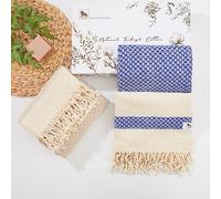 Beach Towel, Bath Towel - 2Pack Luxurious Turkish Towels Set to Make You Feel Special with Unique Design. Lightweight, Quick Drying and Ultrasoft Beach Towels for Adults. Special Box Design. 180x100cm