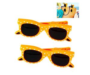 Beach Towel Clip GWAWG 2 PCS Glasses Shaped Durable Quilt Towel Clip Plastic,Novelty Sunbed Beach Pegs,Large Sized Laundry Pegs for Holiday, Beach, Pool