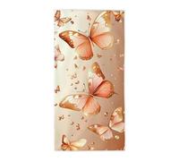 Beach Towel for Adults, Microfibre Beach Towel Butterfly, Large Bath Towels 75x150cm, Compact Lightweight Quick Dry Sand Free with Waterproof Storage Bag for Beaches, Swimming Pool, Fitness -4623