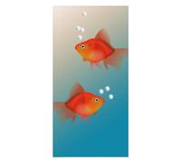 Beach Towel, Funny Goldfish Printed Microfiber Sand Free Pool Towel Lightweight Oversized Quick Dry 63" X 32" Absorbent Compact Travel Must Have for The Swimming Summer Cruise Ship Essentials