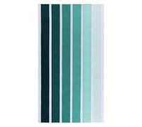 Beach Towel Gradient Green Stripes Printed Pattern Sunscreen And Windproof Suitable For Swimming Pool Camping Travel Blanket(70x180cm)