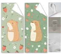 Beach Towel Green Beach Towels for Adults 200x90cm Squirrel Microfibre Towel Bath Sand Free, Absorbent Quick Dry Lightweight Beach Accessories for Swimming, Holiday, Yoga, Camping, Gym Sport Wq-1255