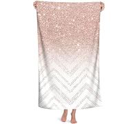 Beach Towel Large,Glittery Pretty Pattern ,Quick Dry,Sand Free Microfiber Beach Towel,Summer,Sun Lounger Beach Towel,Swimmers,Outdoor Camping, Gym,Yoga,Travel-52''x32'' (80*130cm)